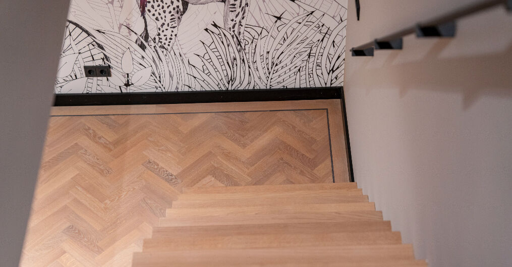 z-trap aansluiten bij pvc vloer